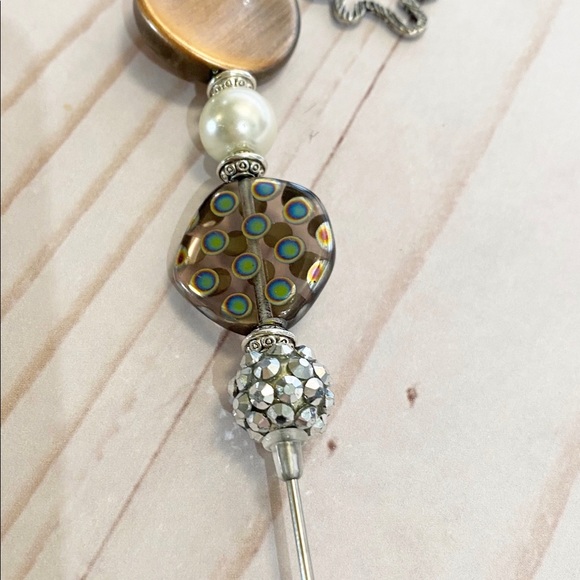 4" INCH COOKIE SCRIBE WEEDING TOOL COPPER & BROWN - Picture 3 of 4